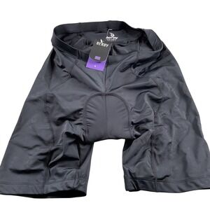 BEROY Cycling‎ Shorts Padded Compression Biker Shorts Black Size L